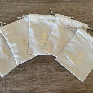 5 NWOT Kendra Scott Jewelry Pouches